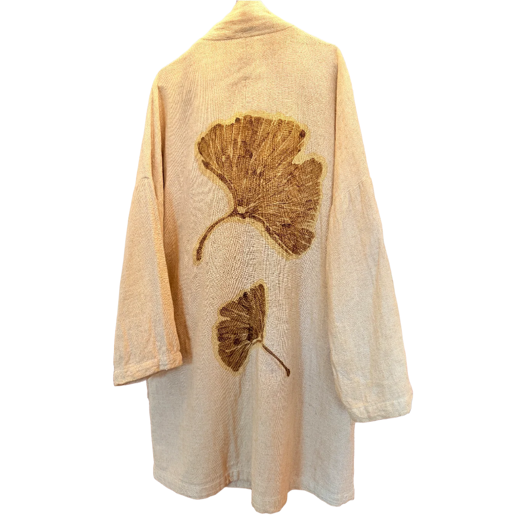 Linen jacket “Ginkgo”
