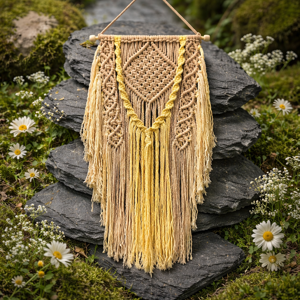 Handmade macrame decor