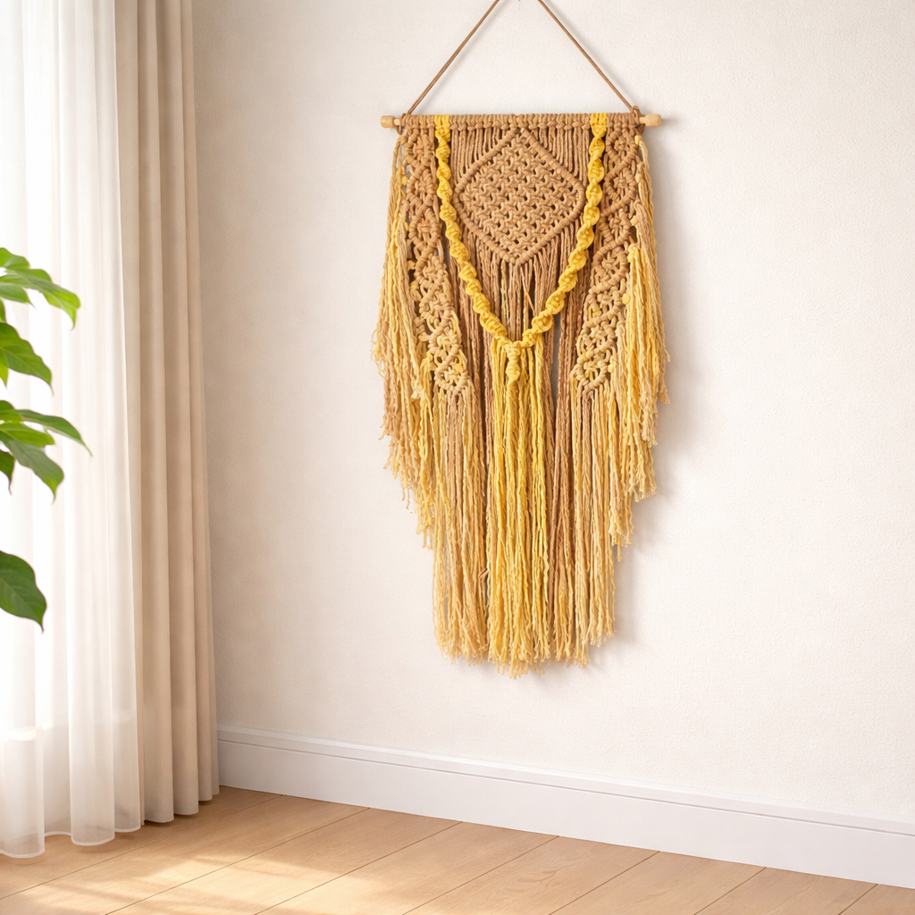 Handmade macrame decor